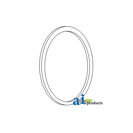 A & I Products Gasket, Trumpet Reduction Housing 12" x12" x0.7" A-184182M3